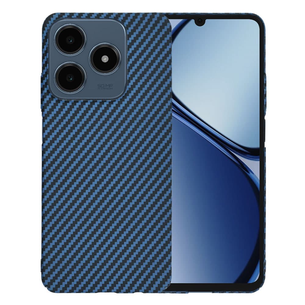 Techsuit Carbonite FiberShell pro Realme C61 Realme C63 v tyrkysové - náhled 1