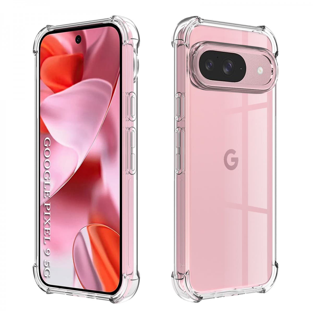 Techsuit Shockproof silikonový obal Google Pixel 9 průhledný - náhled 1