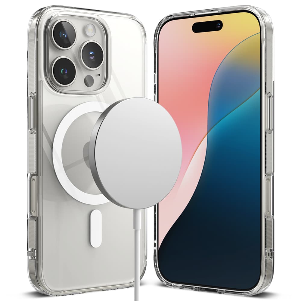 Kryt Ringke Fusion MagSafe pro iPhone 16 Pro průhledný - náhled 1