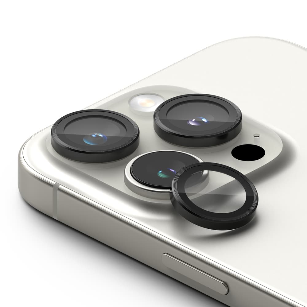 Ringke Camera Lens Frame Glass (2 ks) iPhone 16 Pro/Pro Max černá - náhled 1