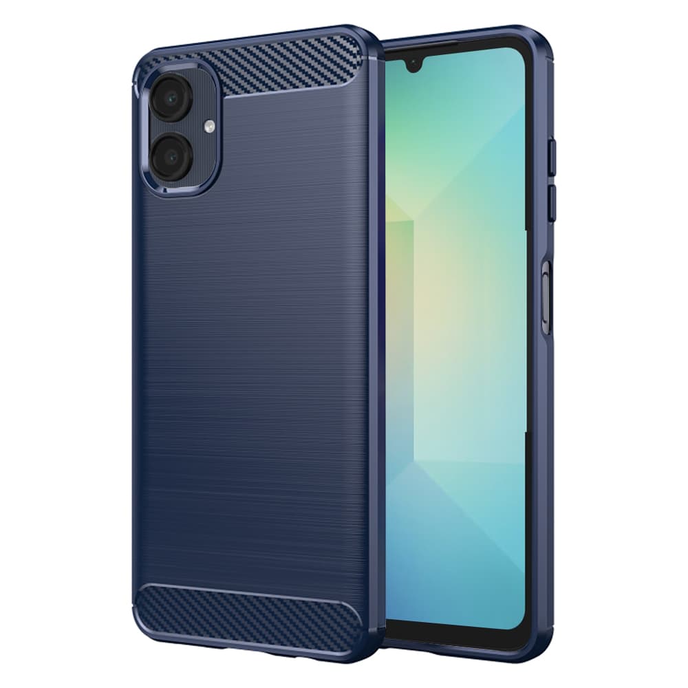 Techsuit Carbon Silicone pro Samsung Galaxy A06 modrá - náhled 1