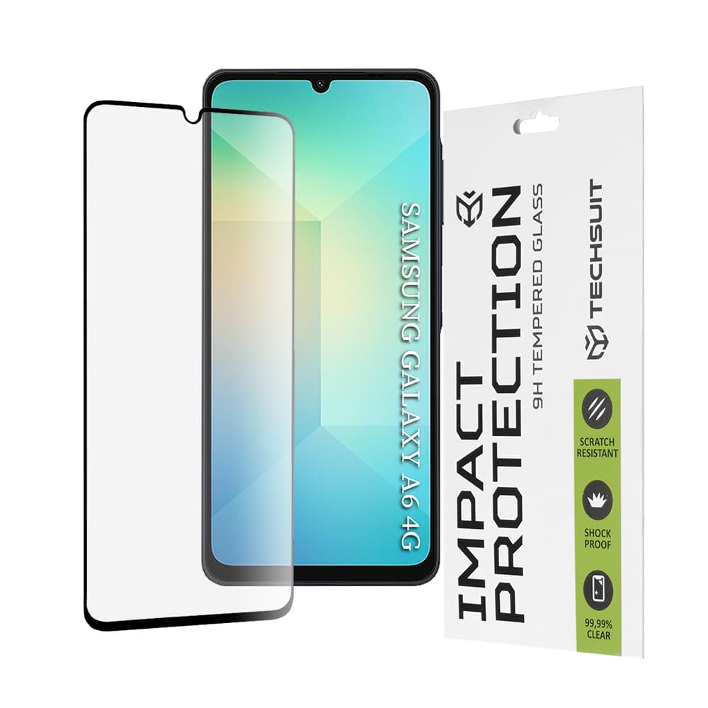 Ochranné sklo Techsuit 111D pro Samsung Galaxy A06 A07 černé - náhled 1