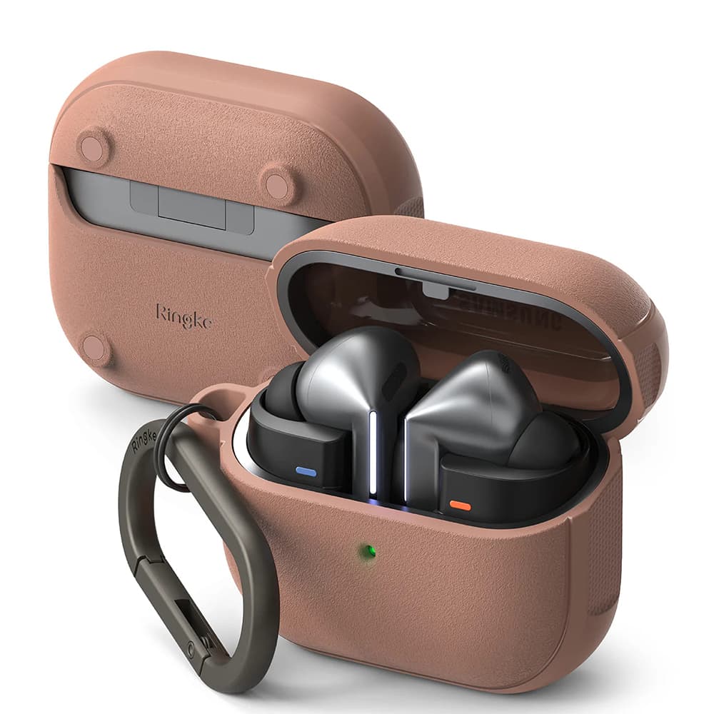 Kryt Ringke Protection Onyx Magnetic pro Samsung Galaxy Buds 3/3 Pro Korálová - náhled 1