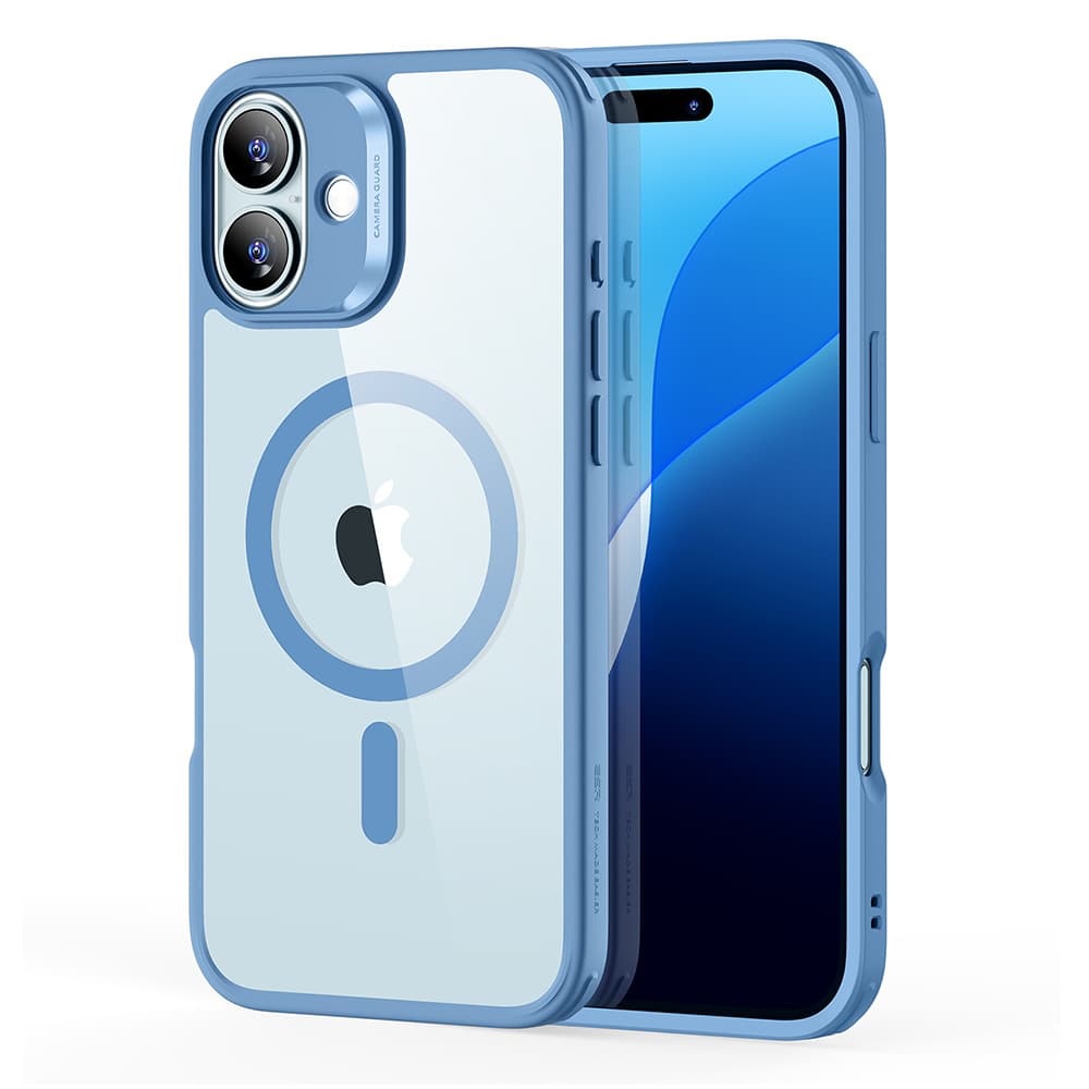 ESR Classic Hybrid HaloLock pro iPhone 16 průhledná modrá - náhled 1