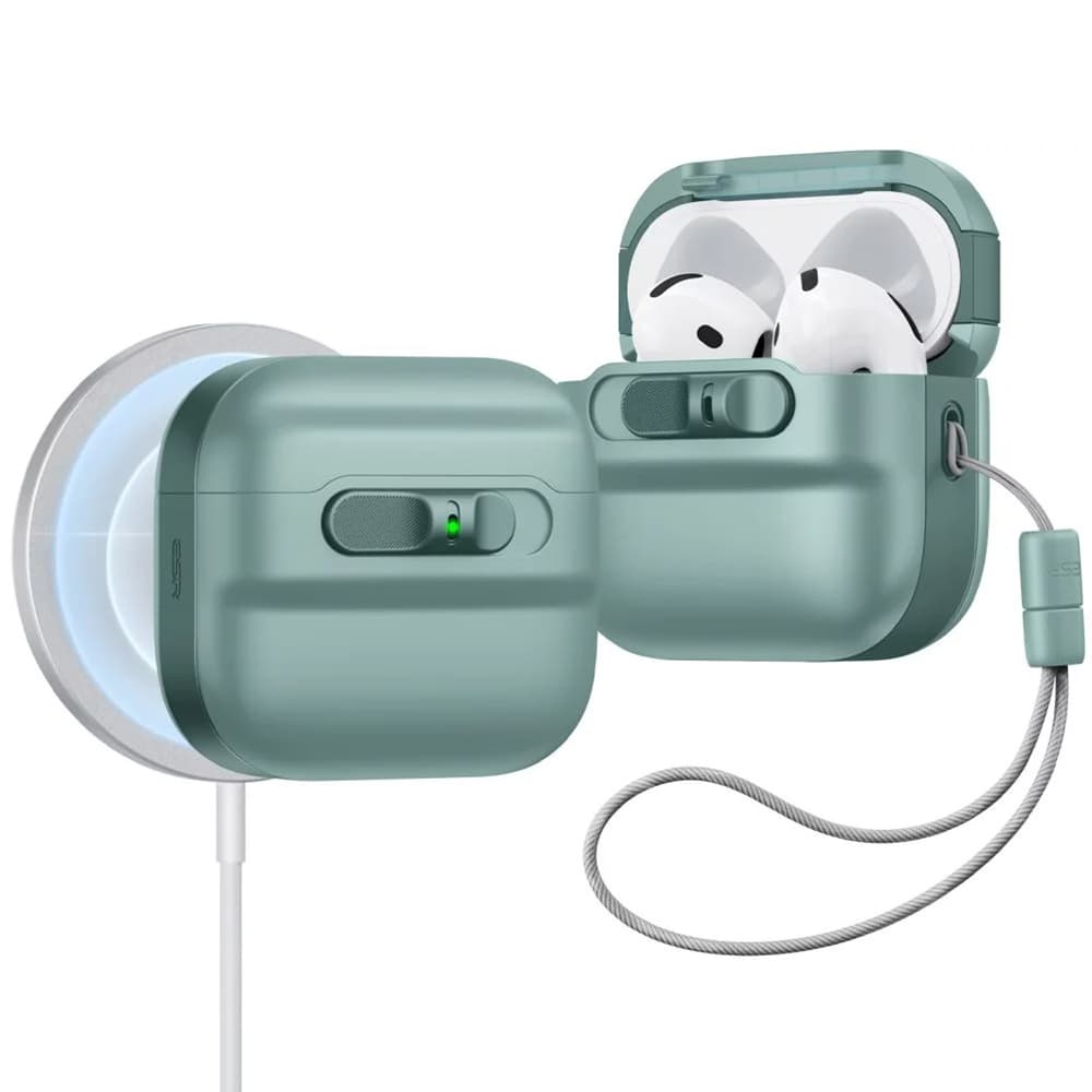 ESR Pulse Magnetic HaloLock pro Apple AirPods 4 zelená - náhled 1