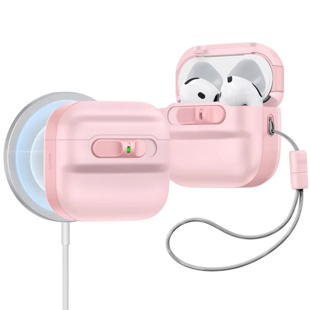 ESR Pulse Magnetic HaloLock pro Apple AirPods 4 růžová - náhled 1