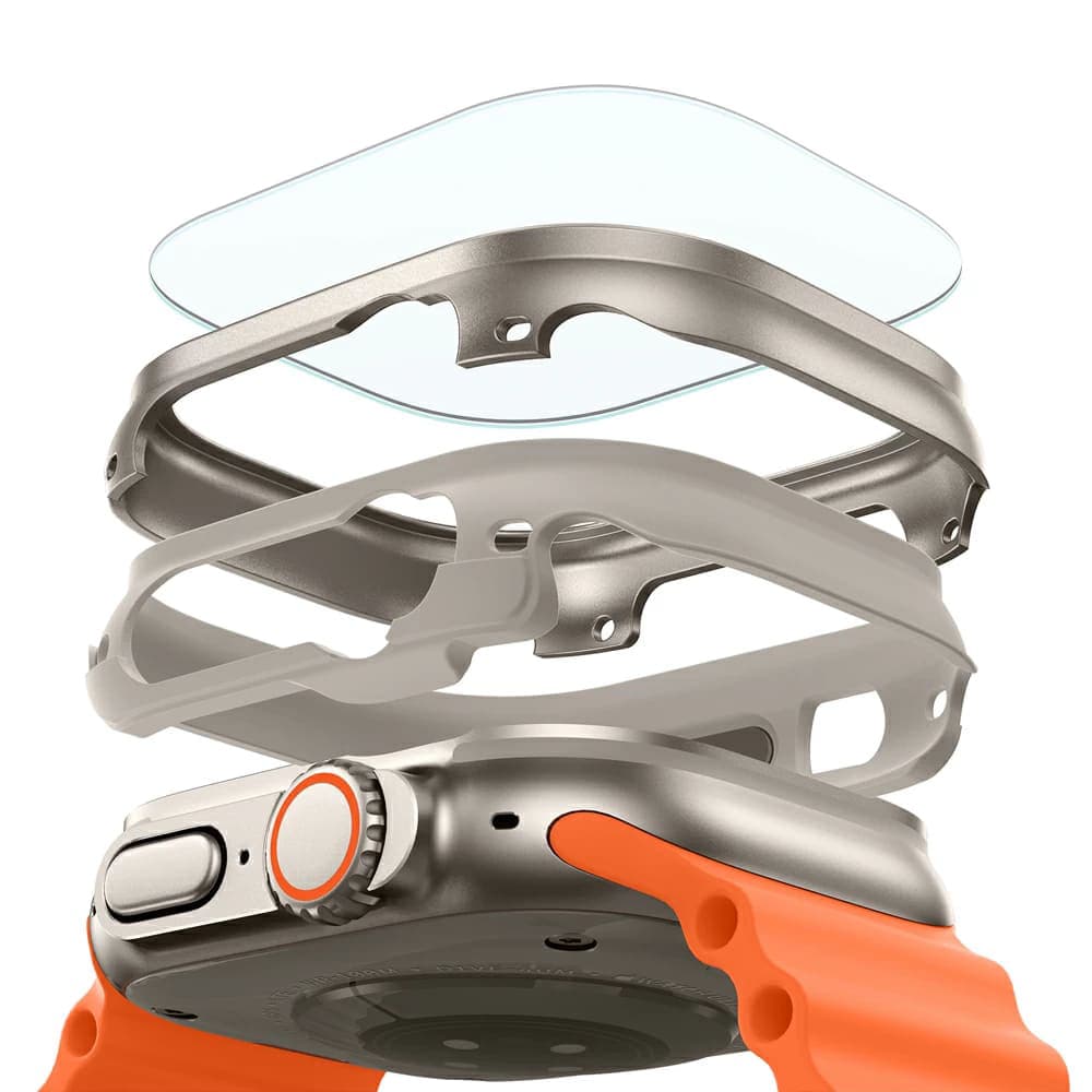ESR Armorite Protection Set pro Apple Watch Ultra Ultra 2 Ultra 3 Titanová - náhled 1
