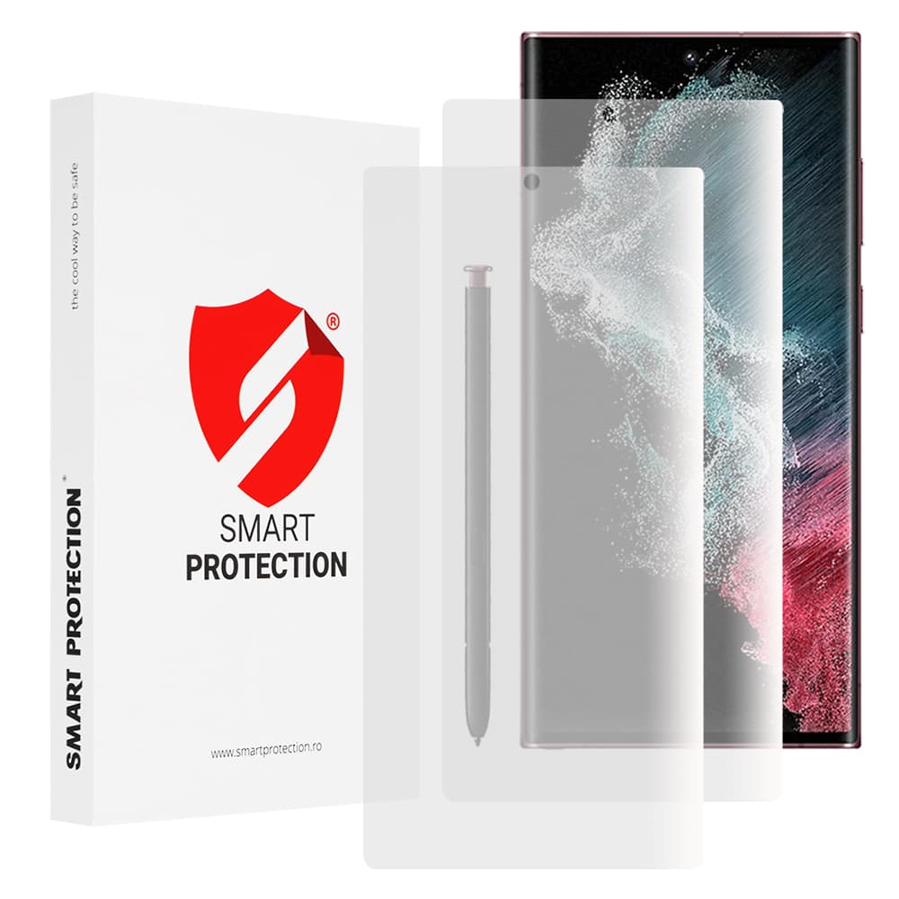 Ochrana Smart Premium Classic (2 ks) Samsung Galaxy S22 Ultra 5G čirá - náhled 1