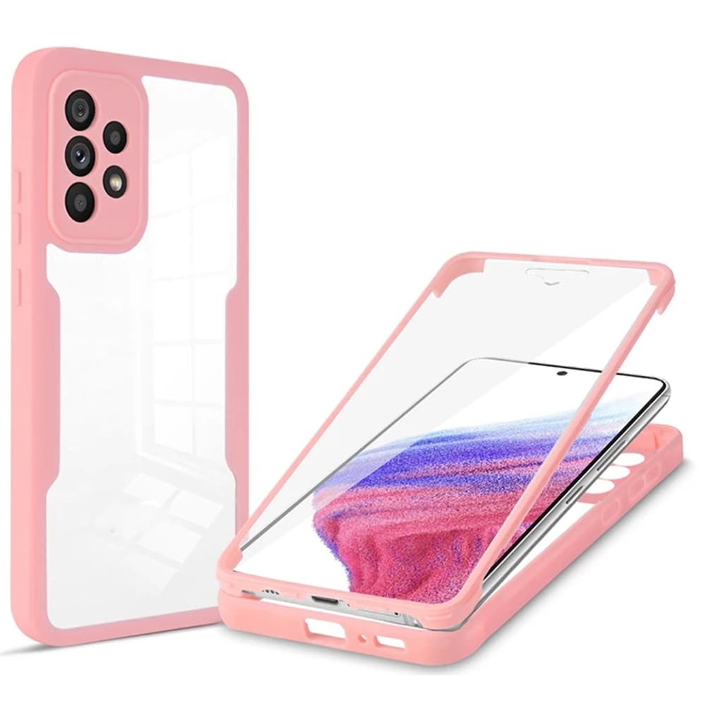 Techsuit ColorVerse 360 Series s ochranou displeje Samsung Galaxy A53 5G růžová - náhled 1