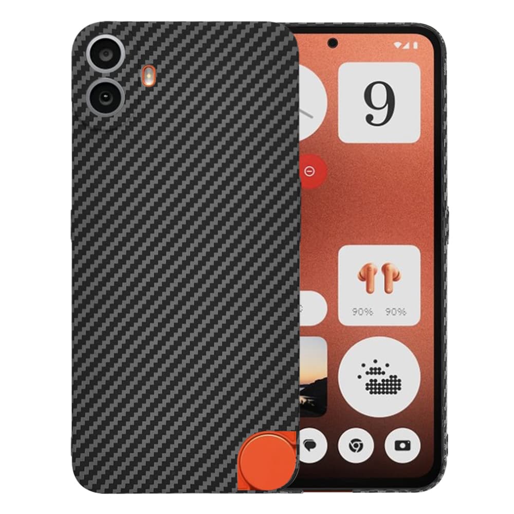 Telefon Nothing CMF Phone 1 černý Techsuit Carbonite FiberShell - náhled 1