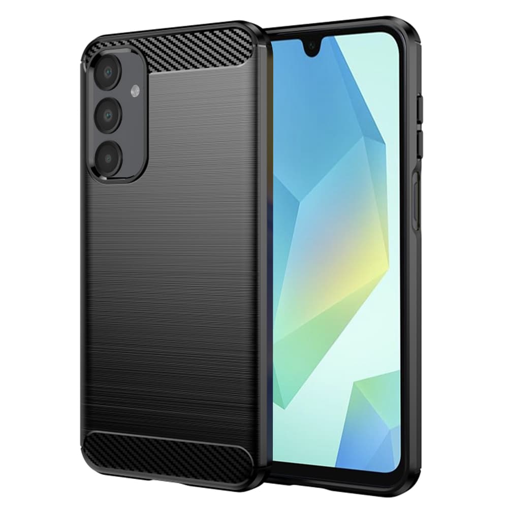 Techsuit Carbon Silicone pro Samsung Galaxy A16 4G A16 5G černá - náhled 1