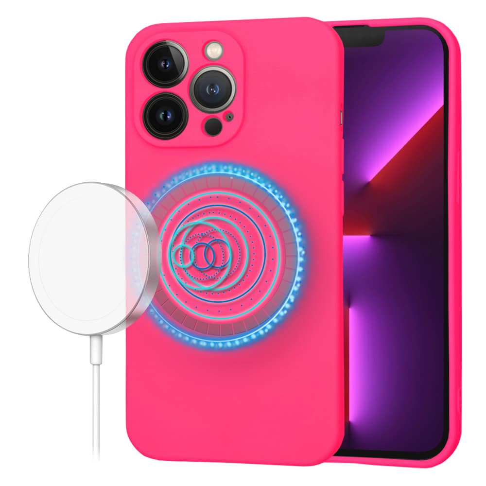 Techsuit SoftFlex MagSafe pro iPhone 13 Pro růžová - náhled 1