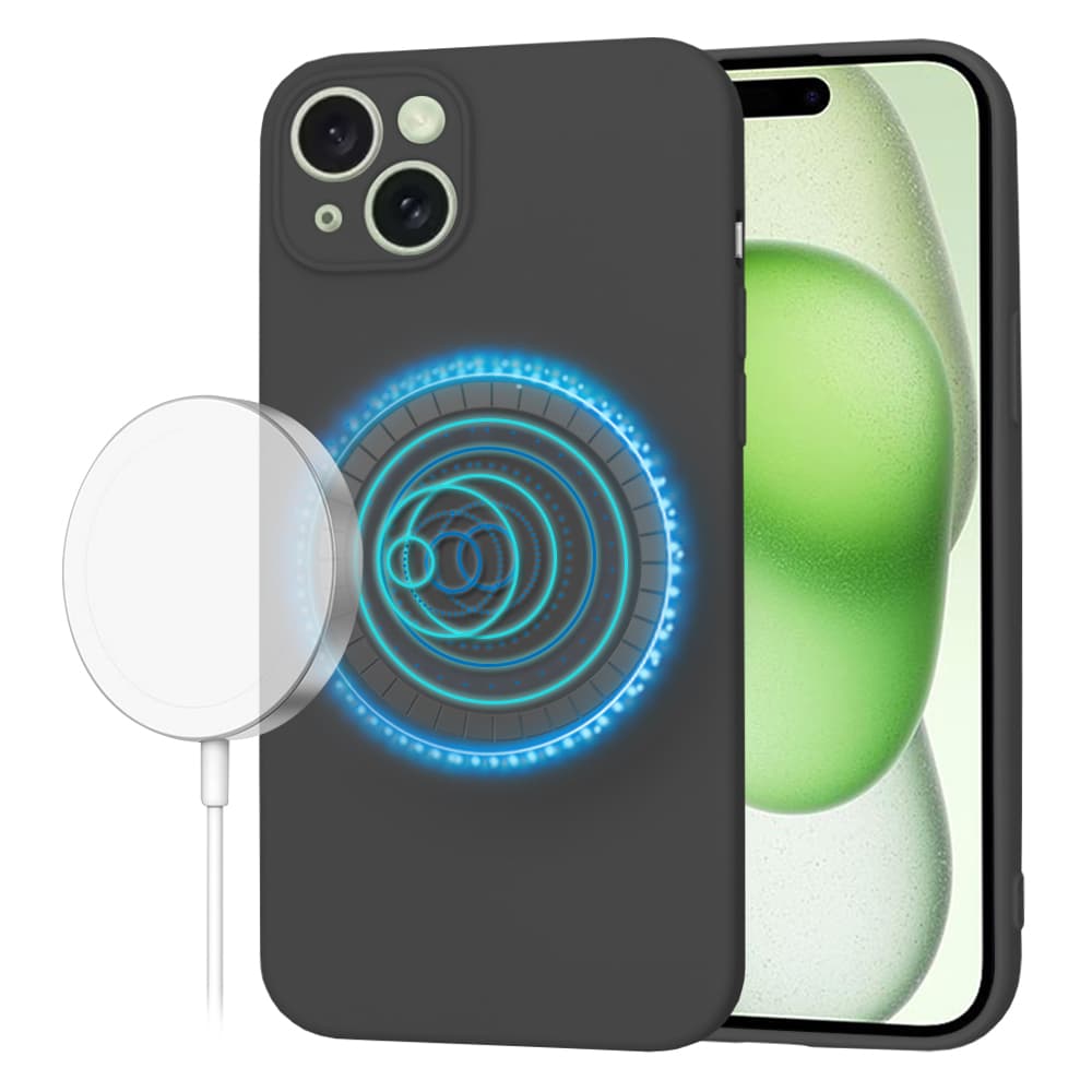 Techsuit SoftFlex MagSafe pro iPhone 15 Plus černý - náhled 1