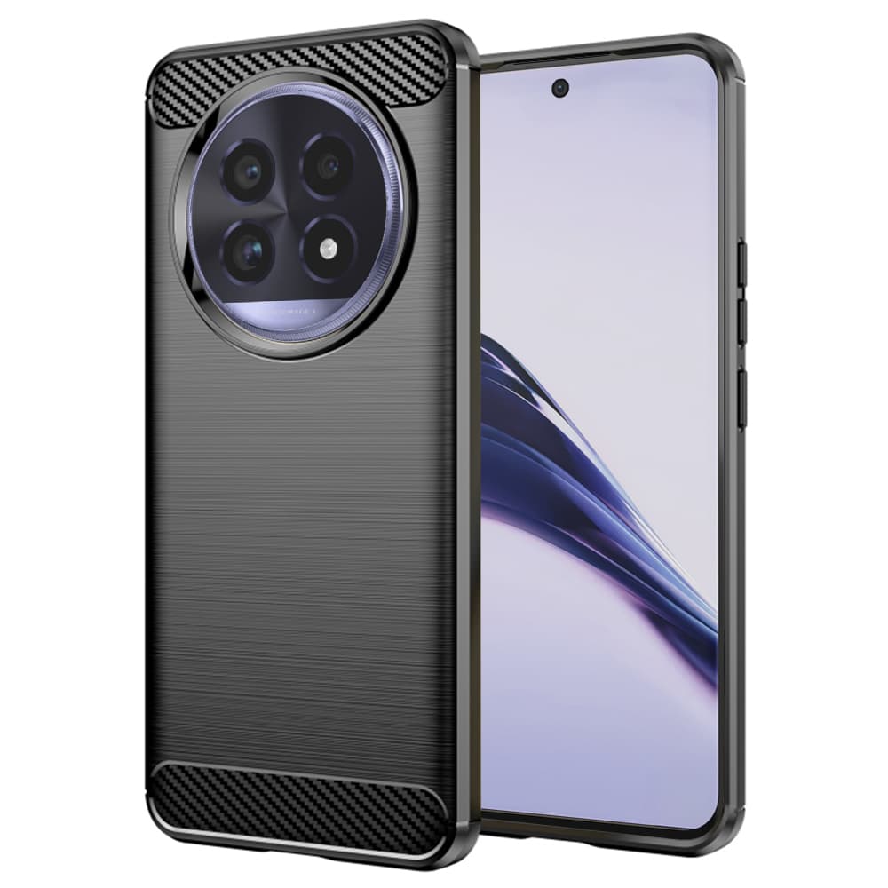 Techsuit Carbon Silicone Realme 13 Pro / 13 Pro+ černý - náhled 1