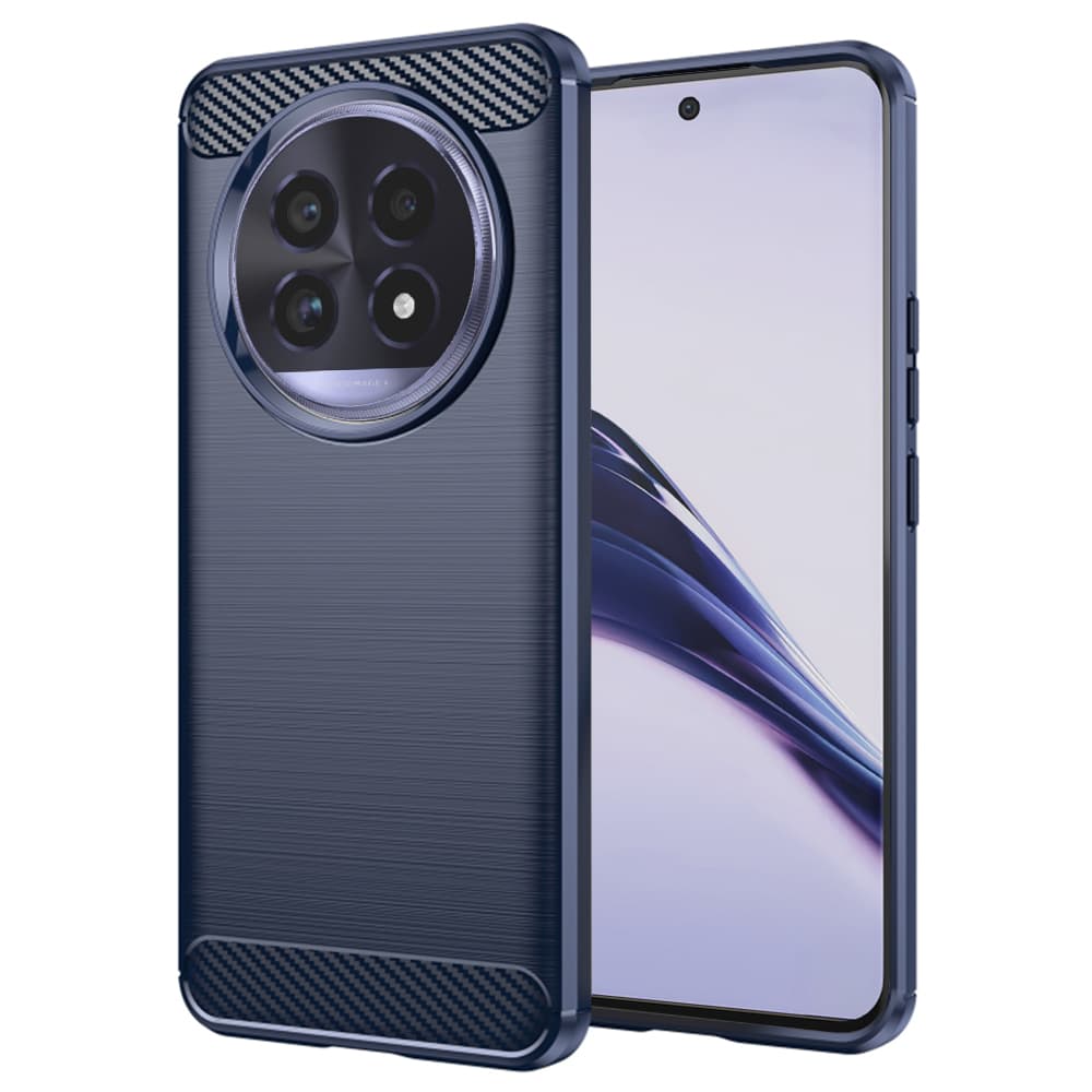 Pouzdro Techsuit Carbon Silicone pro Realme 13 Pro / 13 Pro+ modré - náhled 1