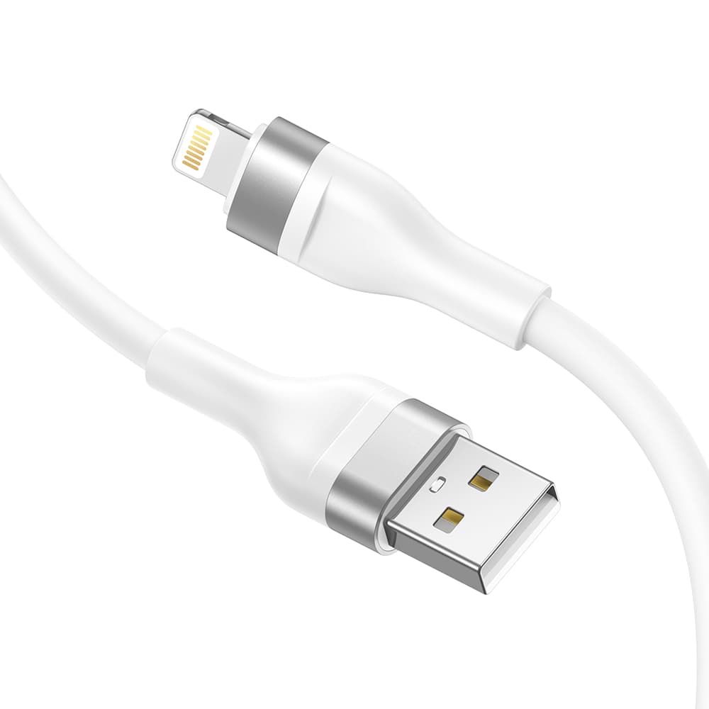 Lito Datový kabel LD02L USB na Lightning Rychlé nabíjení 1.2m Bílá - náhled 1