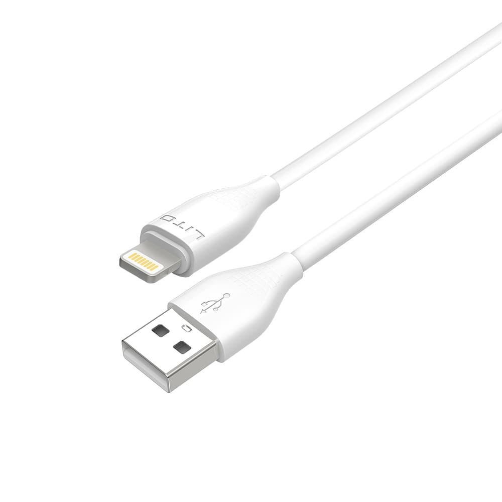 Lito Datový kabel LD03L USB na Lightning Rychlé nabíjení 2.4A 1m Bílá - náhled 1