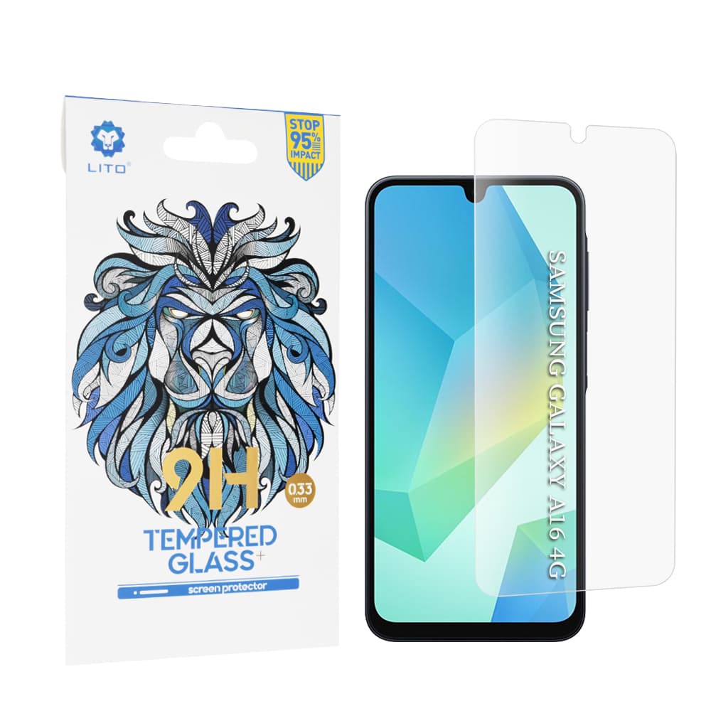 Lito 2.5D Classic Glass pro Samsung Galaxy A16 A17 čiré sklo - náhled 1