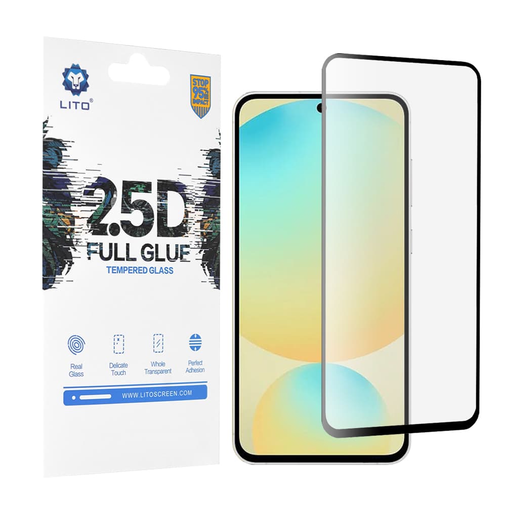 Lito 2.5D FullGlue sklo pro Samsung Galaxy S24 FE černé - náhled 1