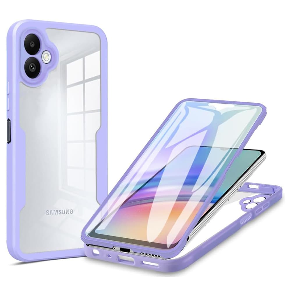 Techsuit ColorVerse 360 Series s ochranou displeje Samsung Galaxy A06 fialová - náhled 1