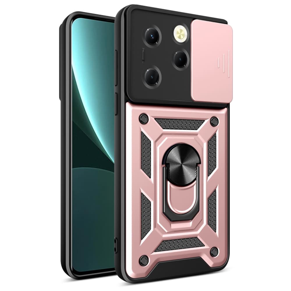 Techsuit CamShield Series pro Infinix Hot 40 40 Pro Tecno Spark 20 Pro růžově zlatá - náhled 1