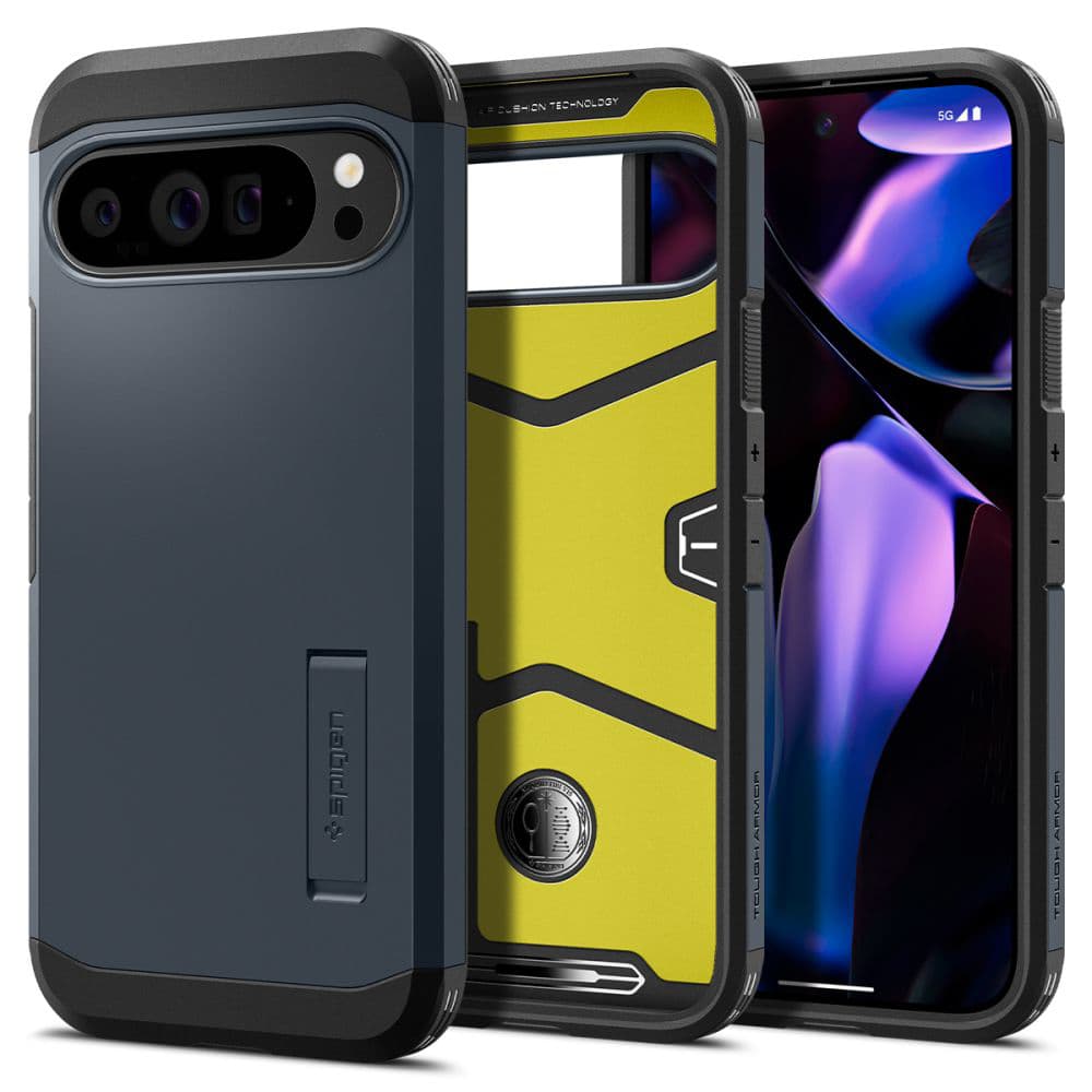 Pouzdro Spigen Tough Armor pro Google Pixel 9 Pro XL kovová břidlice - náhled 1