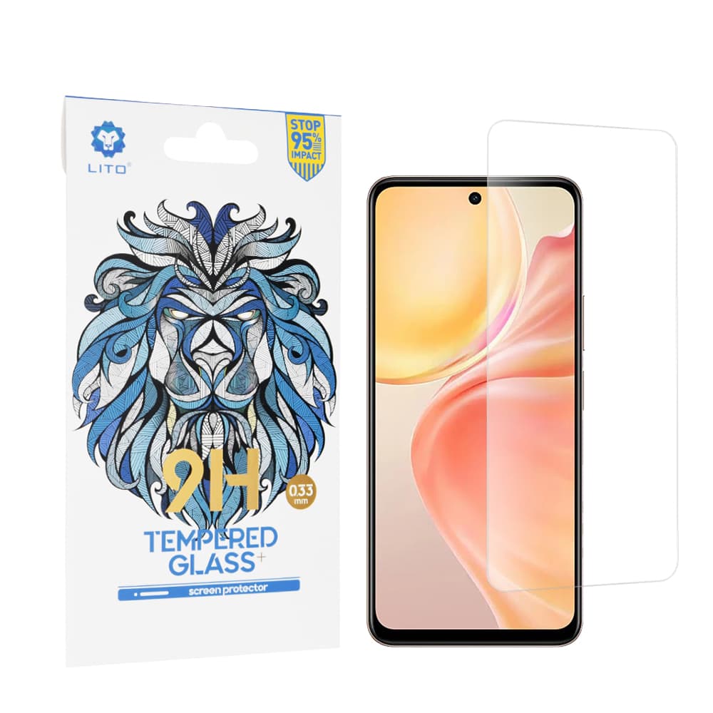 Ochranné sklo Lito 2.5D Classic pro Vivo Y28 4G čiré - náhled 1