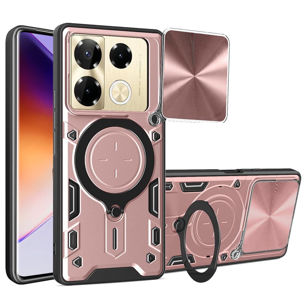 Pouzdro Techsuit CamGuard Pro pro Infinix Note 40 Pro+ růžově zlaté - náhled 1