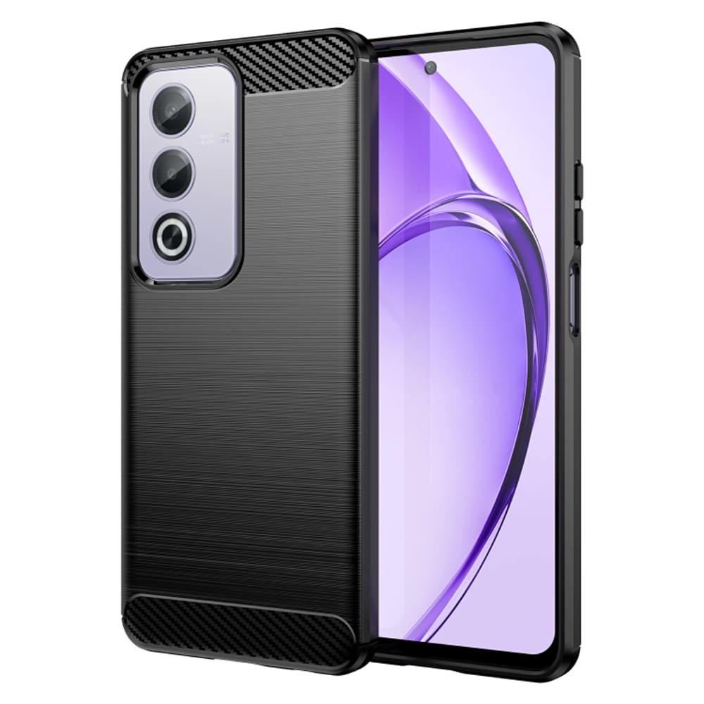 Pouzdro Techsuit Carbon Silicone pro Oppo A80 5G černé - náhled 1