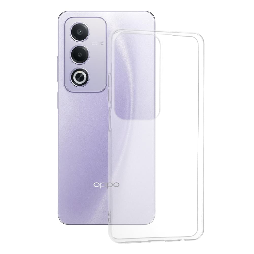 Techsuit Clear Silicone [Velký otvor pro objektiv] Oppo A80 5G Transparentní - náhled 1