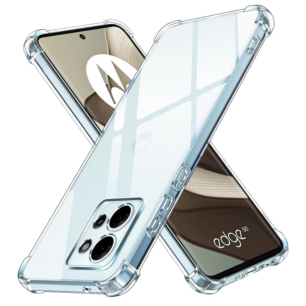 Techsuit Shockproof silikonový obal Motorola Edge 50 průhledný - náhled 1