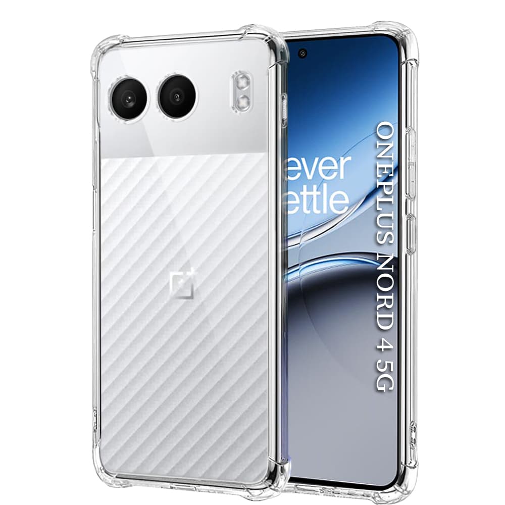 Techsuit Shockproof průhledný silikonový obal OnePlus Nord 4 průhledný - náhled 1