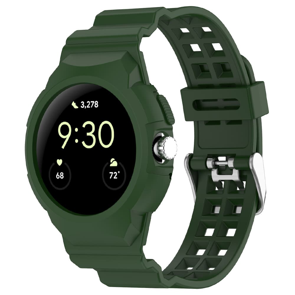 Techsuit řemínek pro Google Pixel Watch Watch 2 Watch 3 41mm zelený - náhled 1