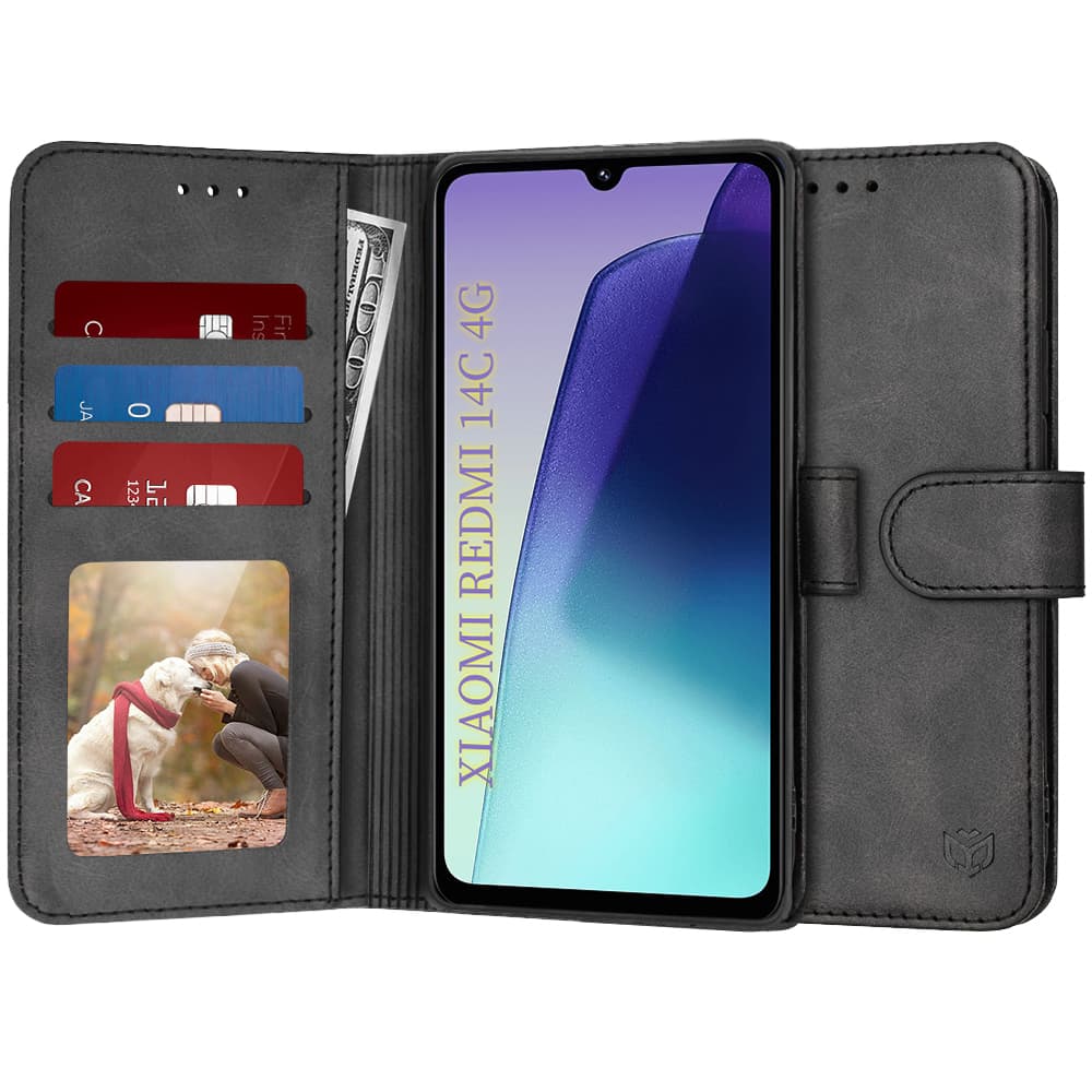 Pouzdro na deník Xiaomi Redmi 14C Poco C75 černé - náhled 1
