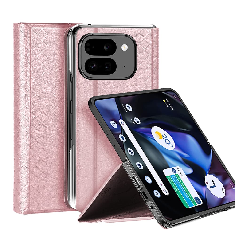 Pouzdro Dux Ducis Bril pro Google Pixel 9 Pro Fold růžové - náhled 1