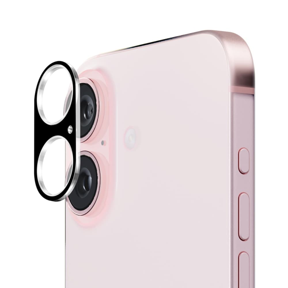 Techsuit - Sklo na fotoaparát - iPhone 16 iPhone 16 Plus - černá - náhled 1
