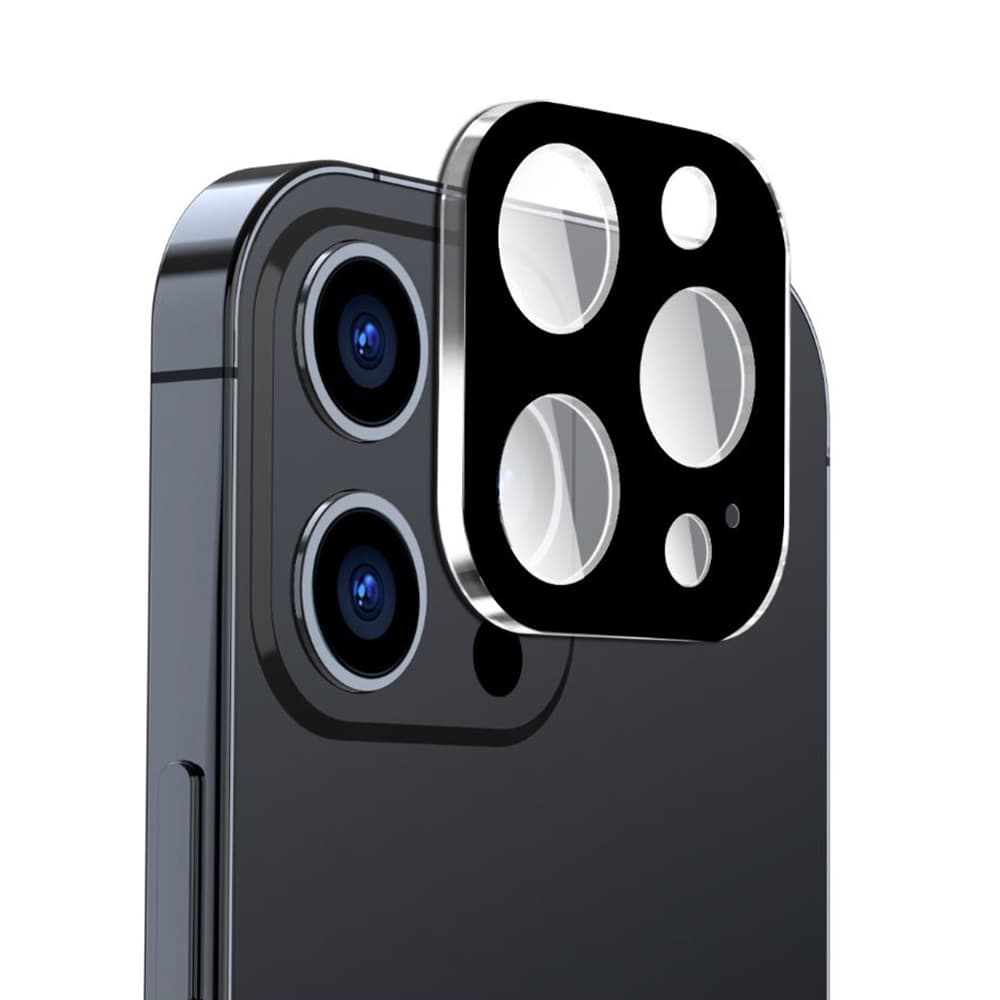Techsuit - Sklo na fotoaparát - iPhone 16 Pro iPhone 16 Pro Max - černá - náhled 1