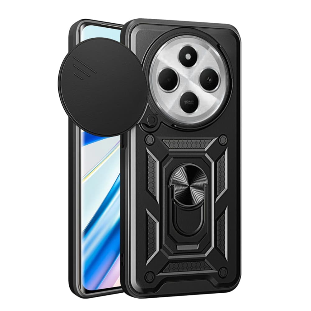 Techsuit CamShield Series pouzdro pro Xiaomi Redmi 14C Poco C75 černé - náhled 1