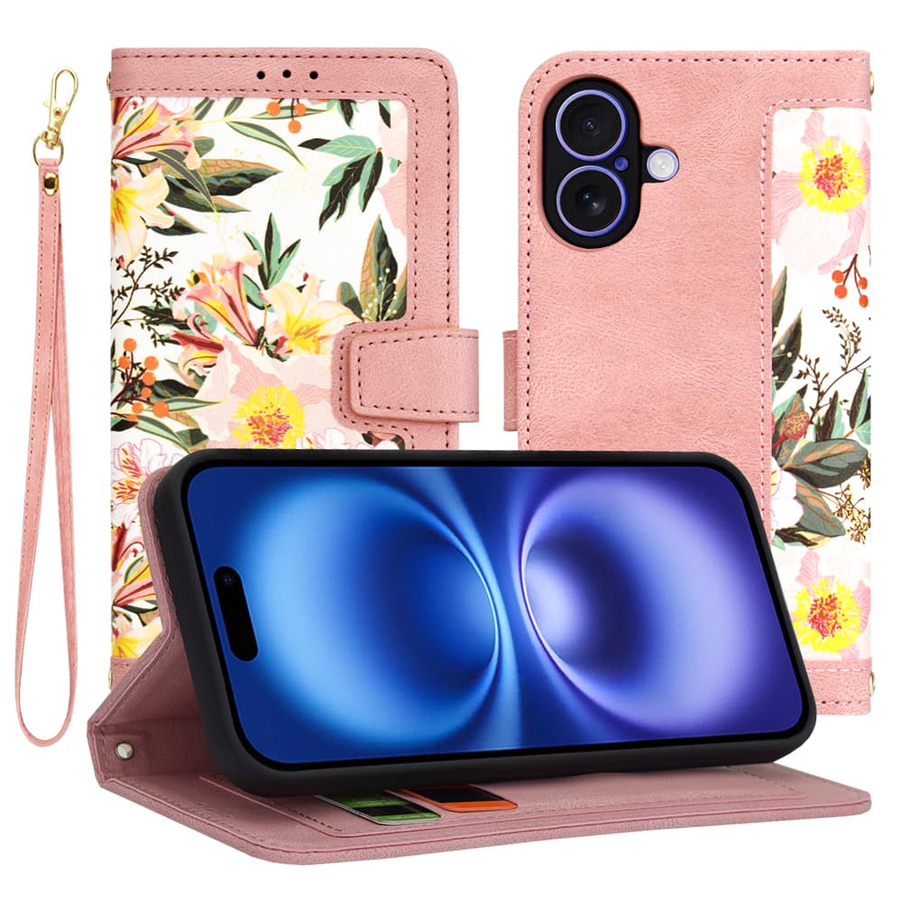 Pouzdro Techsuit FlipCraft pro iPhone 16 růžová Sweetheart - náhled 1