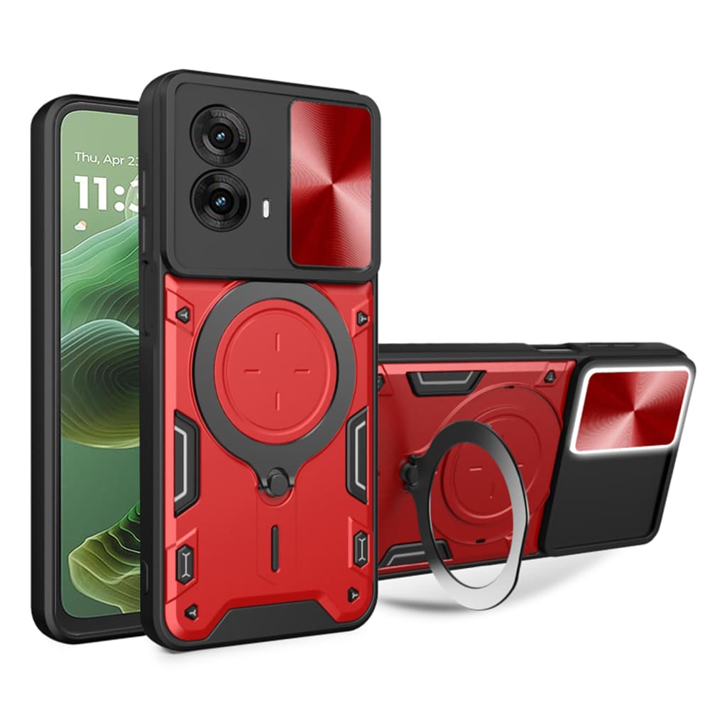 Pouzdro Techsuit CamGuard Pro pro Motorola Moto G35 červené - náhled 1