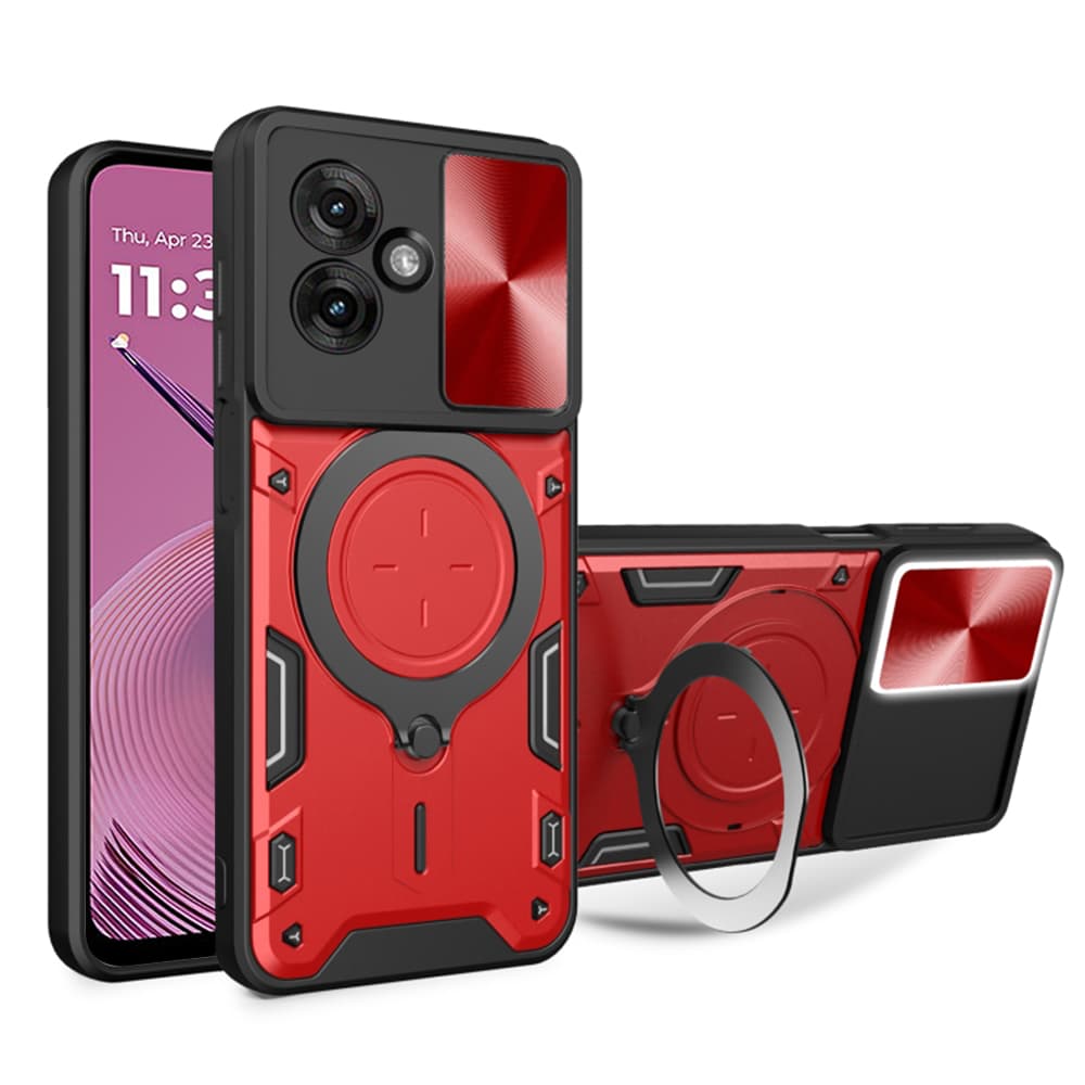 Pouzdro Techsuit CamGuard Pro pro Motorola Moto G55 červené - náhled 1