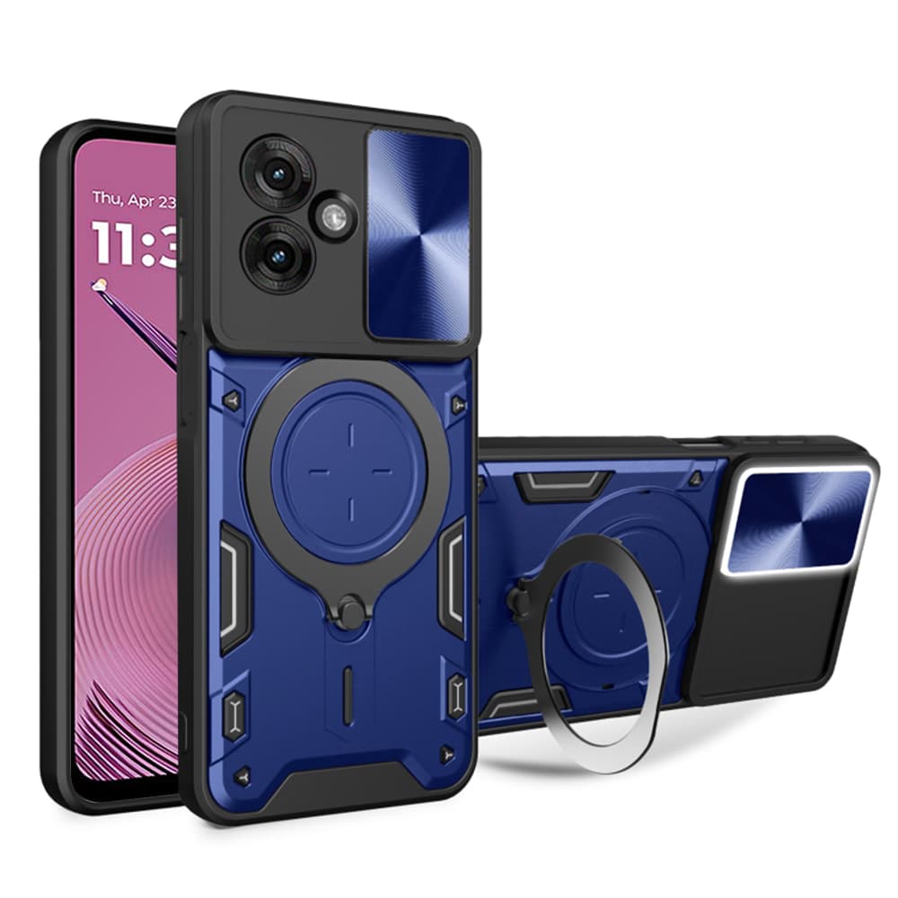 Pouzdro Techsuit CamGuard Pro pro Motorola Moto G55 modré - náhled 1