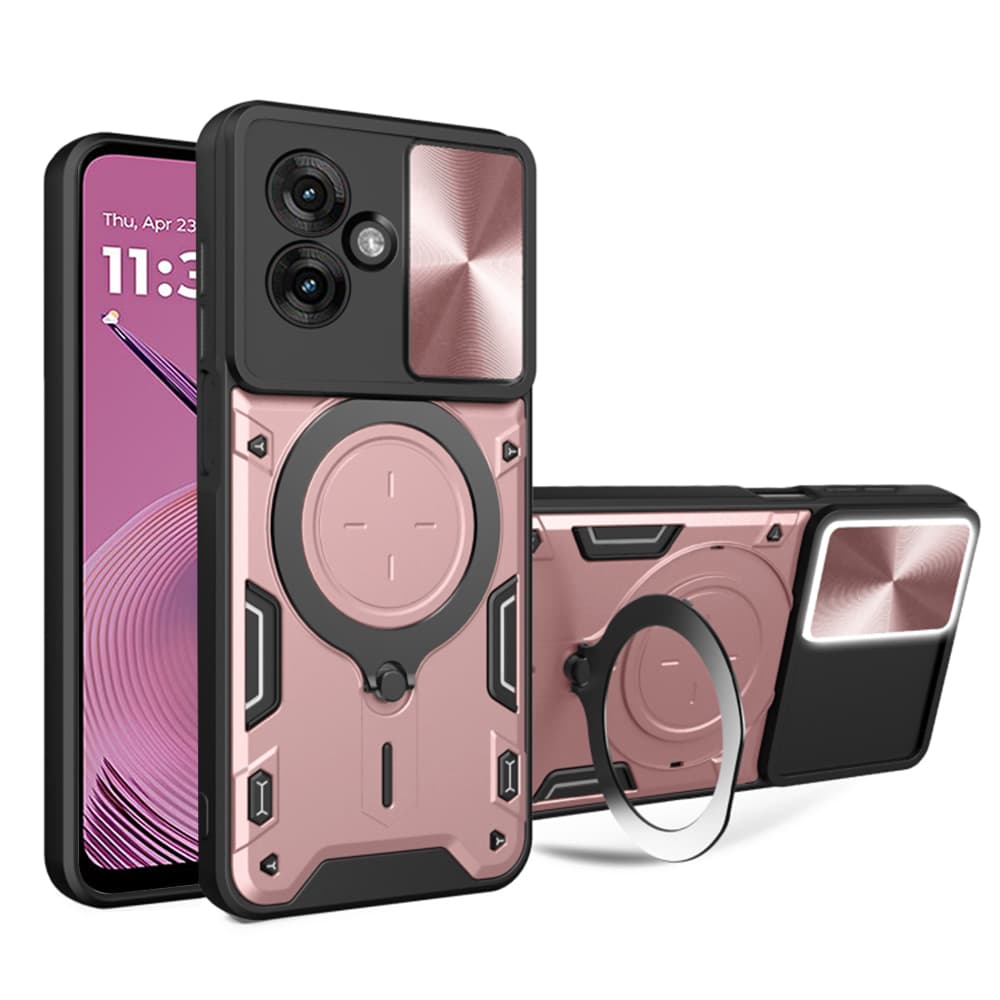 Ochranný kryt Techsuit CamGuard Pro pro Motorola Moto G55 růžově zlatý - náhled 1
