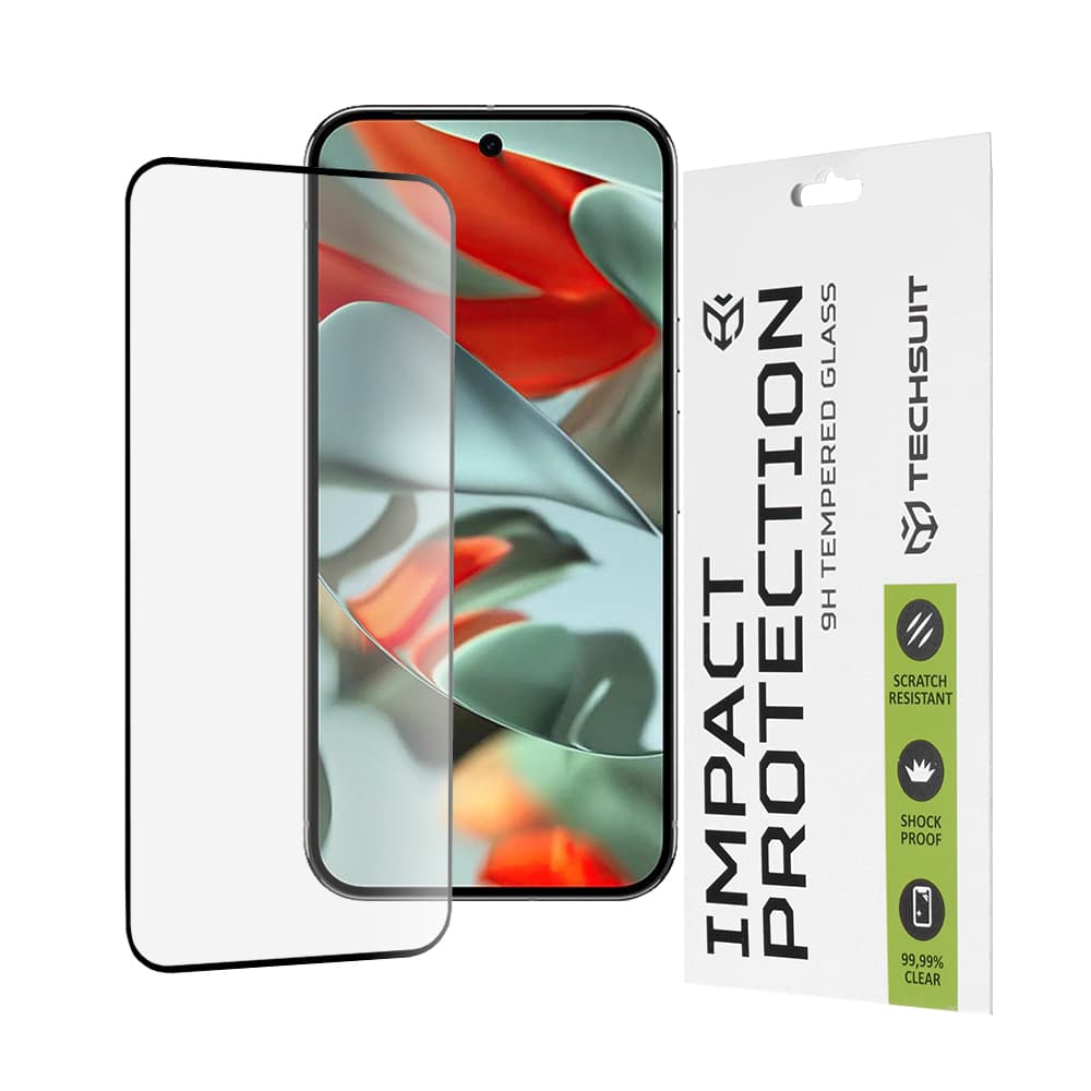 Ochranné sklo Techsuit 111D Google Pixel 9 Pro XL černé - náhled 1