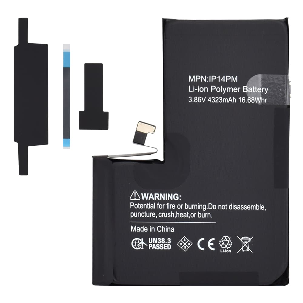 Baterie pro smartphone Decoded iPhone 14 Pro Max 4323mAh černá - náhled 1
