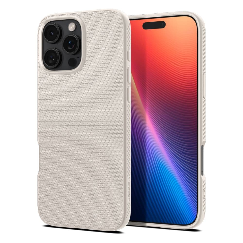 Spigen Liquid Air pro iPhone 16 Pro v přírodní titanové barvě - náhled 1