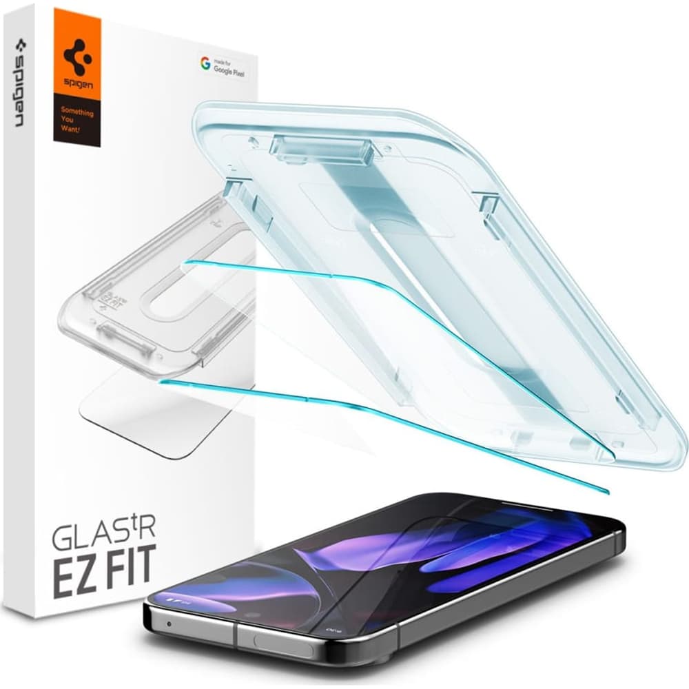 Spigen Glas.tR EZ-FIT (2 balení) Google Pixel 9 Pro XL průhledný - náhled 1