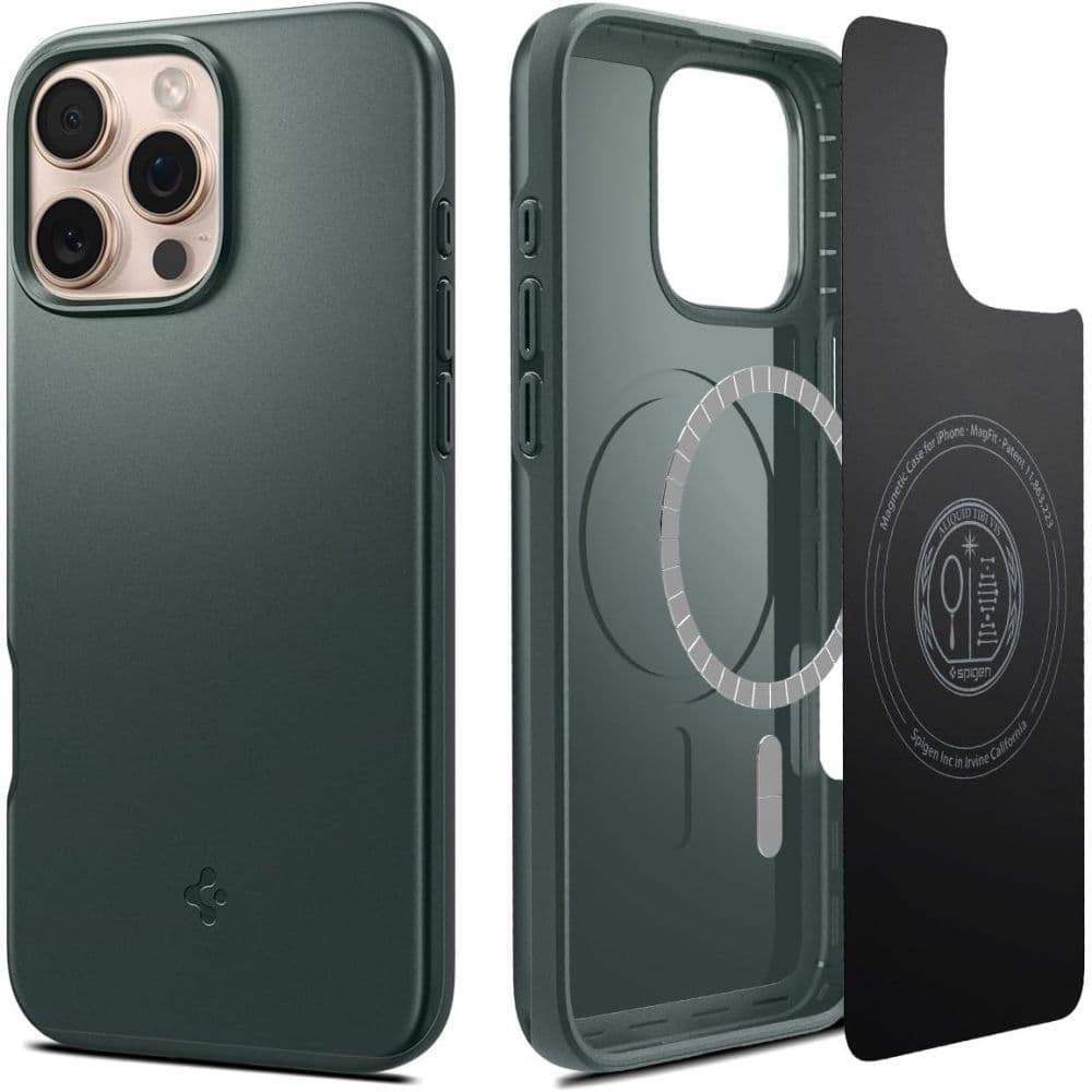 Spigen Thin Fit MagSafe iPhone 16 Pro Max v zelené Abyss - náhled 1