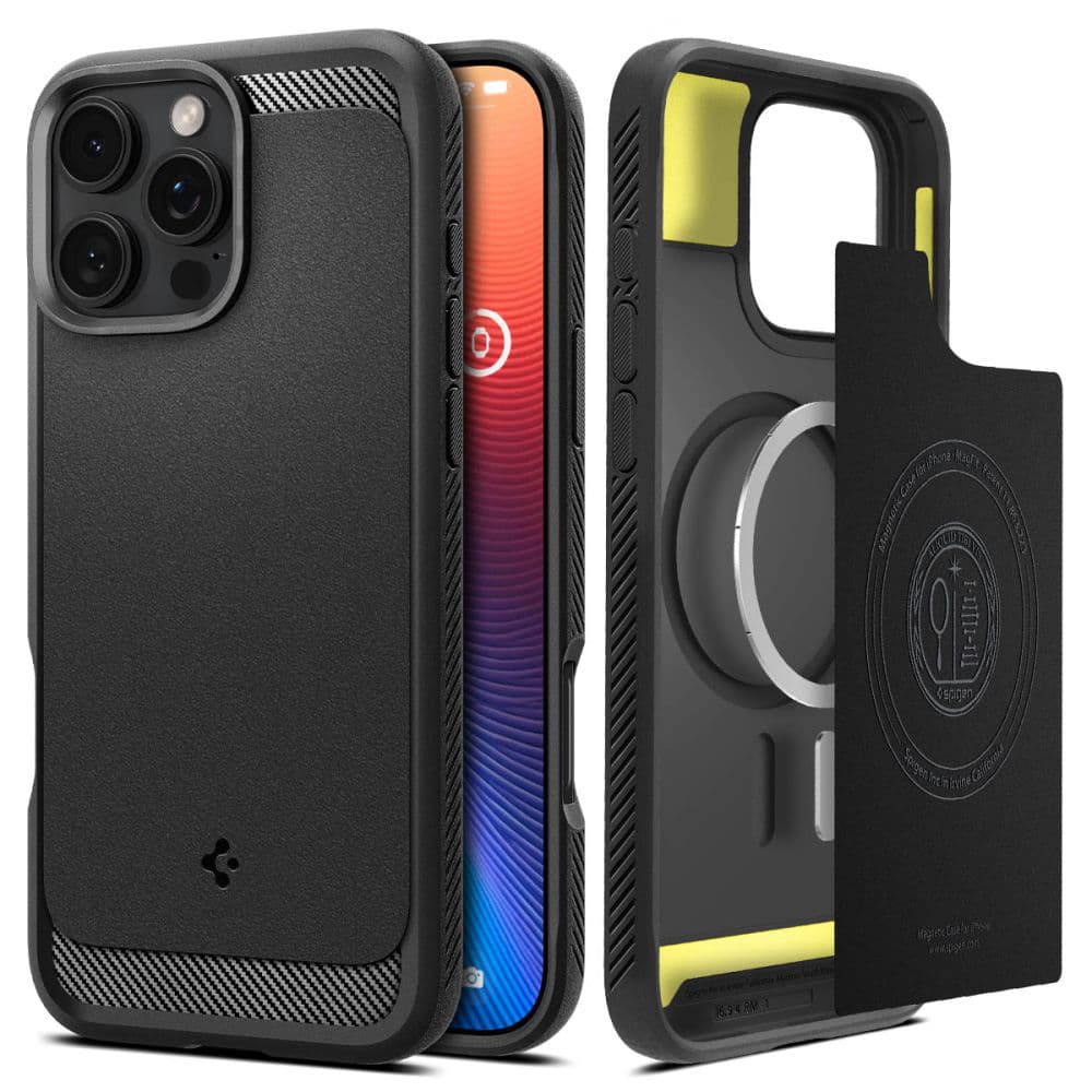 Spigen Rugged Armor MagSafe pro iPhone 16 Pro matná černá - náhled 1