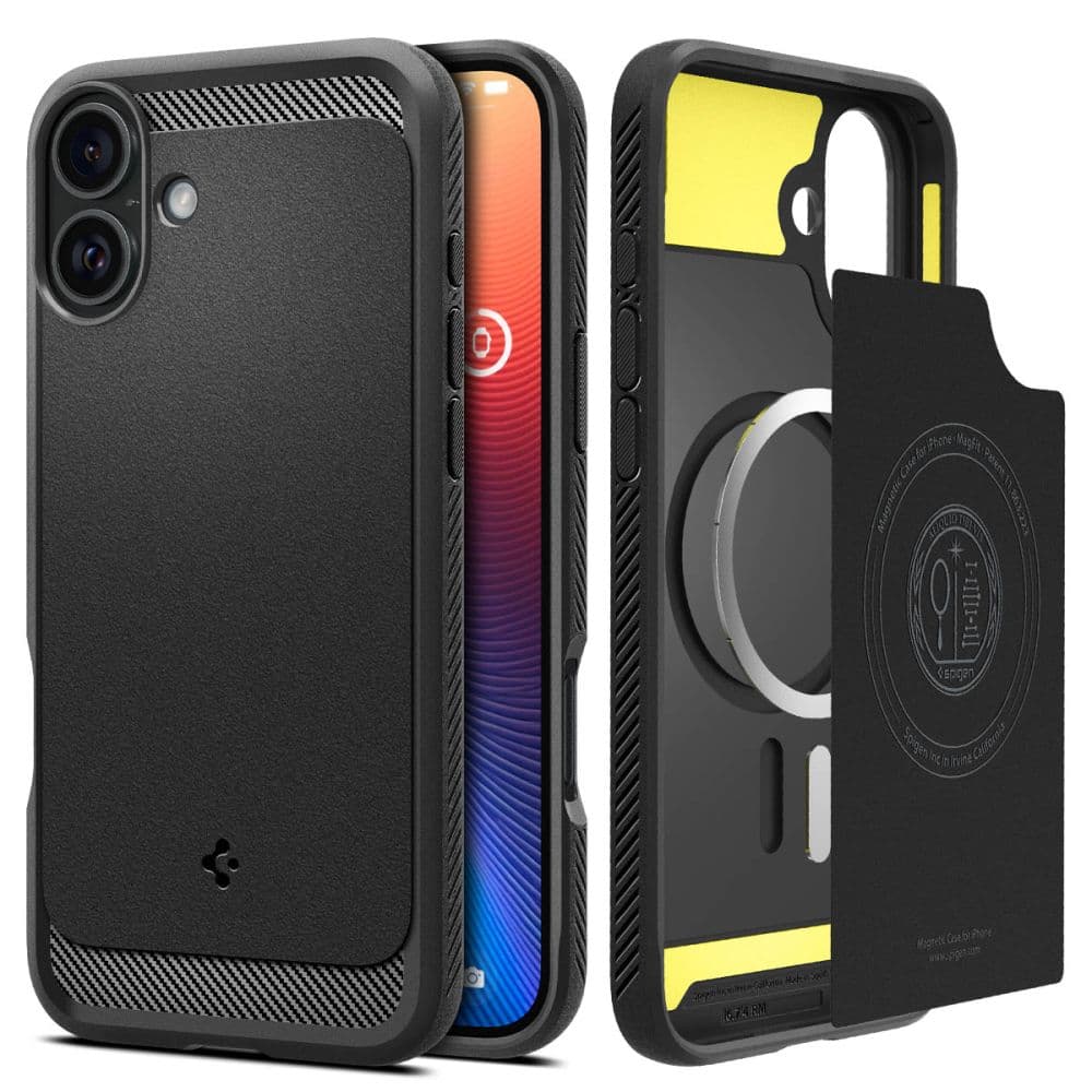 Spigen Rugged Armor MagSafe pro iPhone 16 Plus matná černá - náhled 1